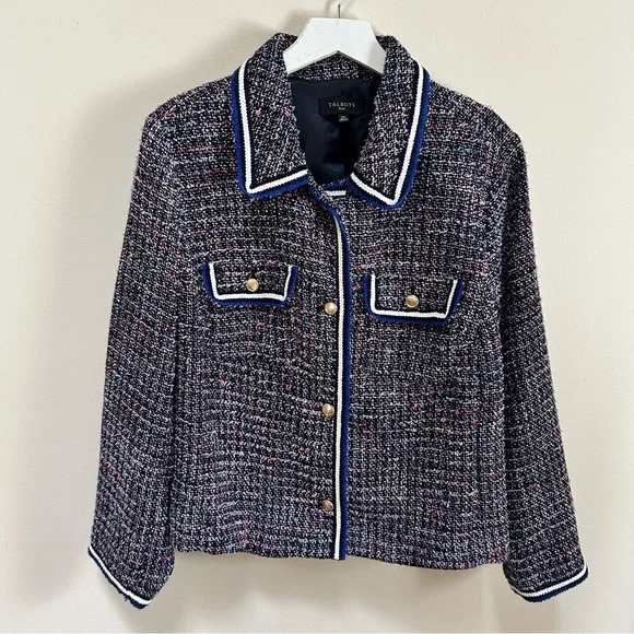 Talbots ~ Breeze Tweed Lined Jacket size 18W - Picture 12 of 14